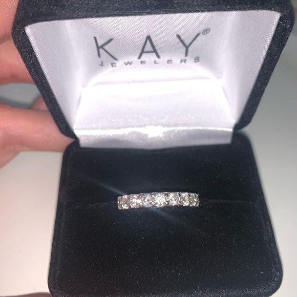 1 ct tw 14kw diamond band / ring. - Picture 5 of 6